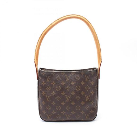 Louis Vuitton Handbags - LOUIS VUITTON Brown Monogram Leather Shoulder Bag